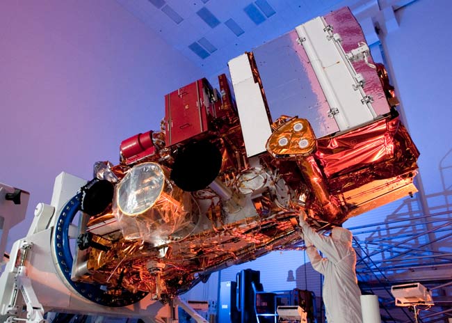 Finishing Touches Put on Troubled Weather Satellite